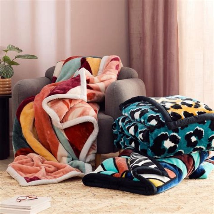 Pieces of furniture covered with blankets