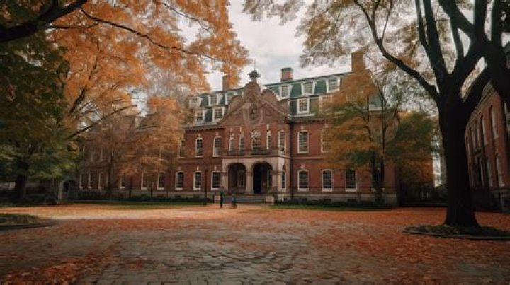 Plant covering old college buildings