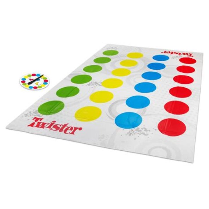 Plastic surface in the game Twister