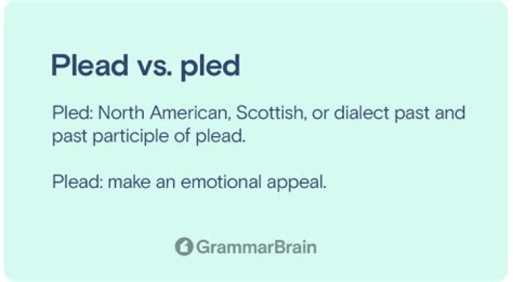 Plead