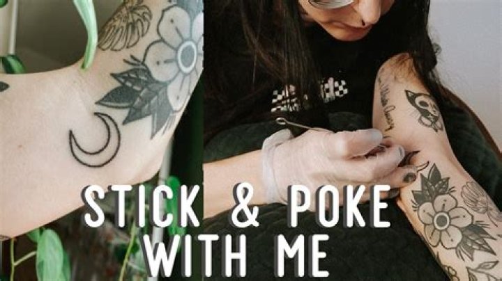 Pokes with a needle