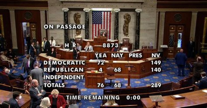 Positive vote on the Senate floor
