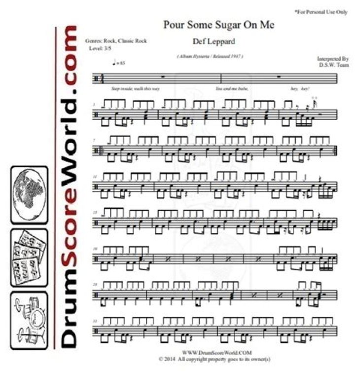 Pour Some Sugar on Me band with a purposely misspelled animal name: 2 wds.