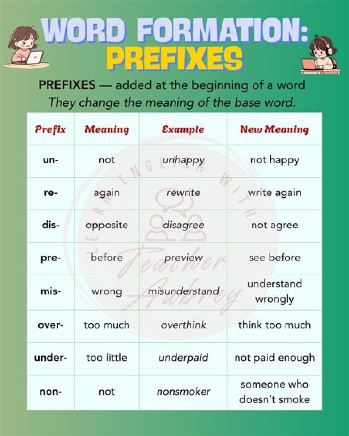 Prefix indicating wrongly