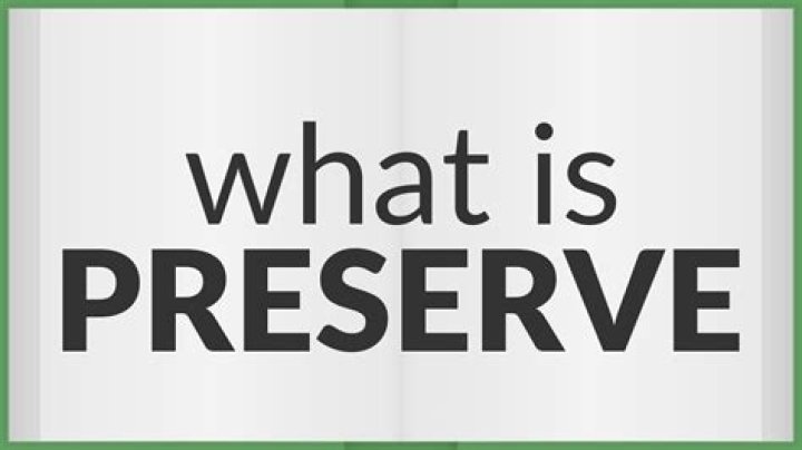 Preserve the status ___