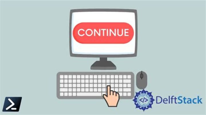 Press ___ key to continue