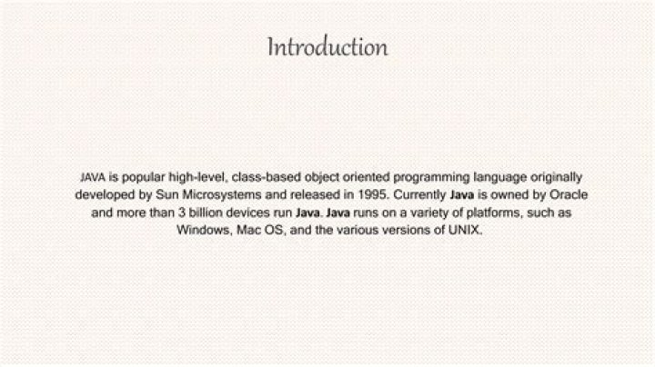 Programming language originally developed by Sun Microsystems