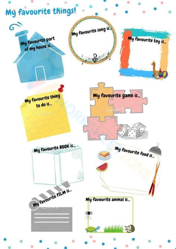 ___ project (favorite activity)