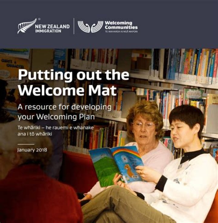 Putting out the welcome ___