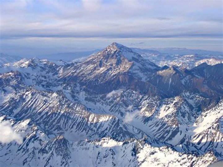 Range that contains South America's highest point Mount Aconcagua