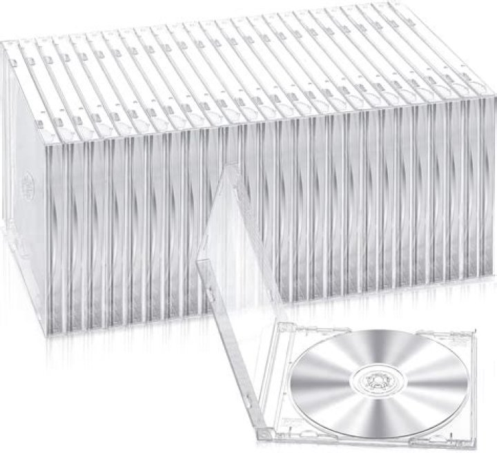 Recordings kept in jewel cases: Abbr.