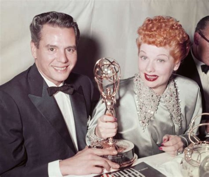 Red-haired sitcom pioneer who won Emmys in 1953 and 1956 for acting opposite her husband Desi Arnaz: 2 wds.