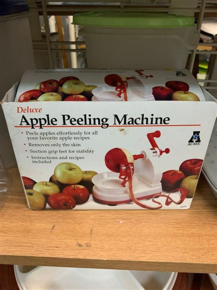 Removes as apple skin