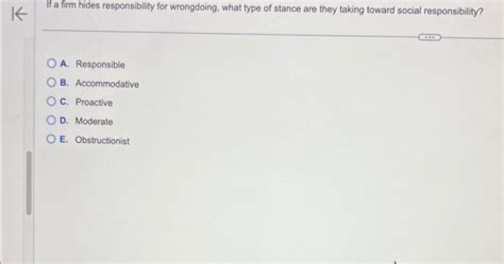 Responsibility for wrongdoing