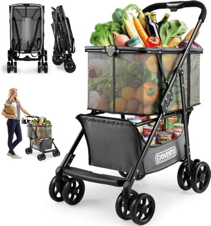 Reusable carriers to take grocery shopping