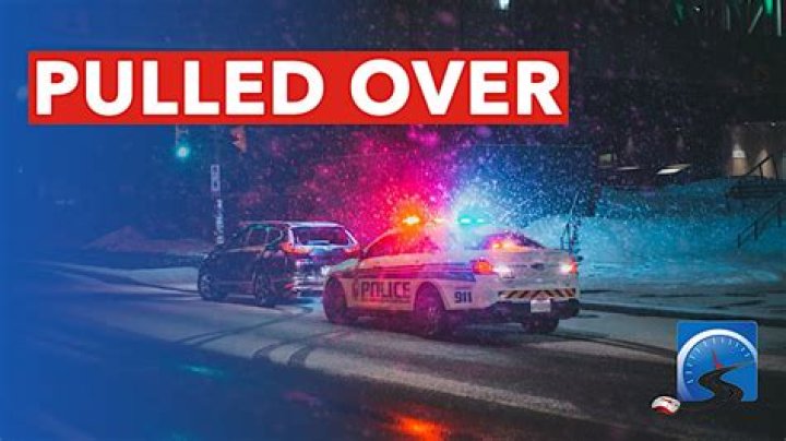 Risked getting pulled over on the freeway