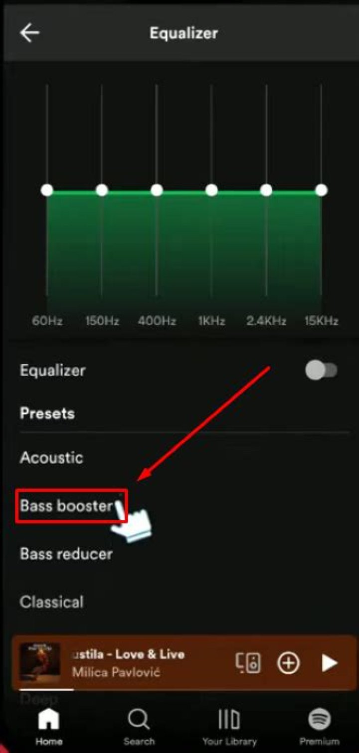 Rock band's sound booster