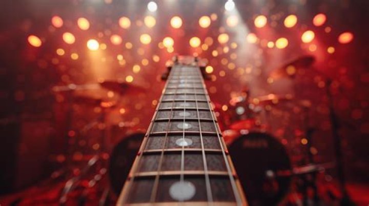 Rock concert setting