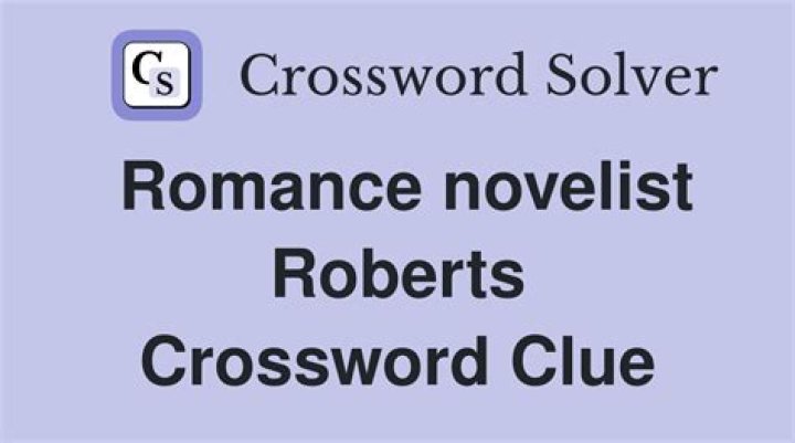 Romance novelist Roberts