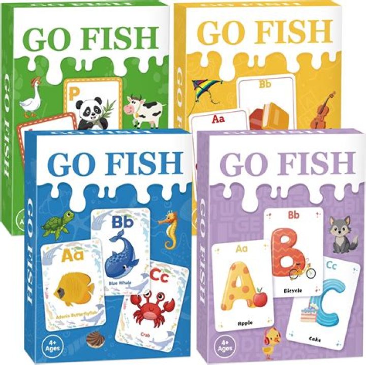 Rummy or Go Fish for example: 2 wds.