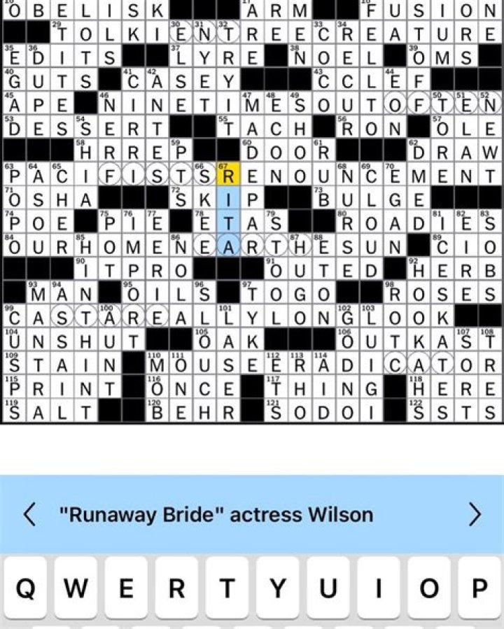 Runaway Bride actress Wilson