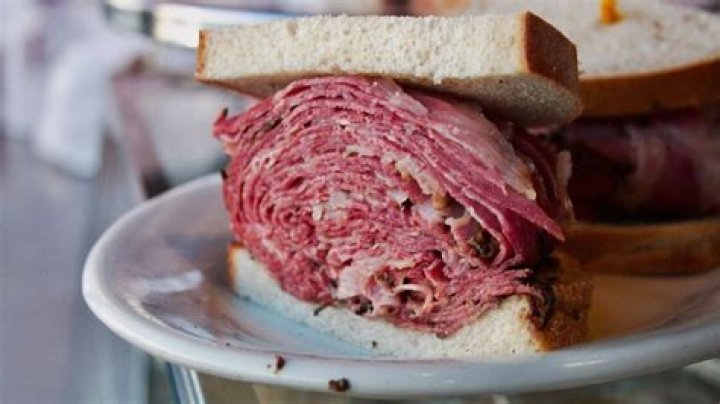 Sandwich meat served at Jewish delis