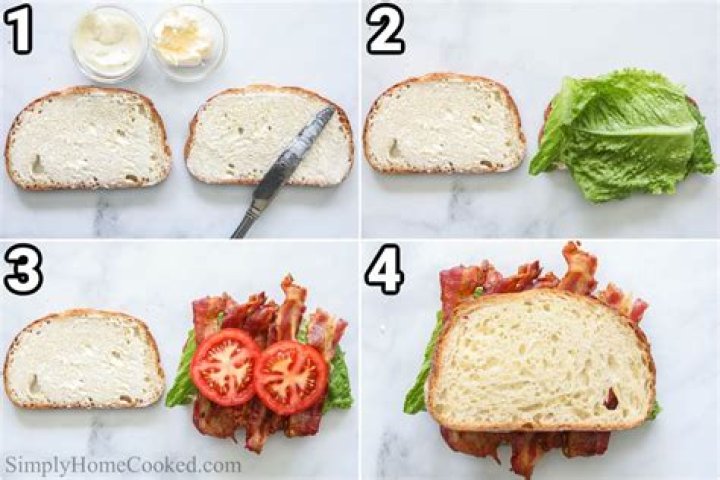 Sandwich spread on a BLT for short
