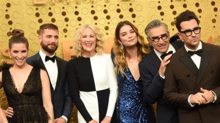 Schitt's Creek star who won the 2020 Emmy for Outstanding Lead Actor in a Comedy Series: 2 wds.