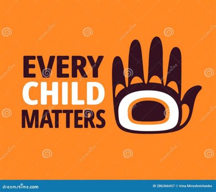 School group with the slogan Every child One voice abbr