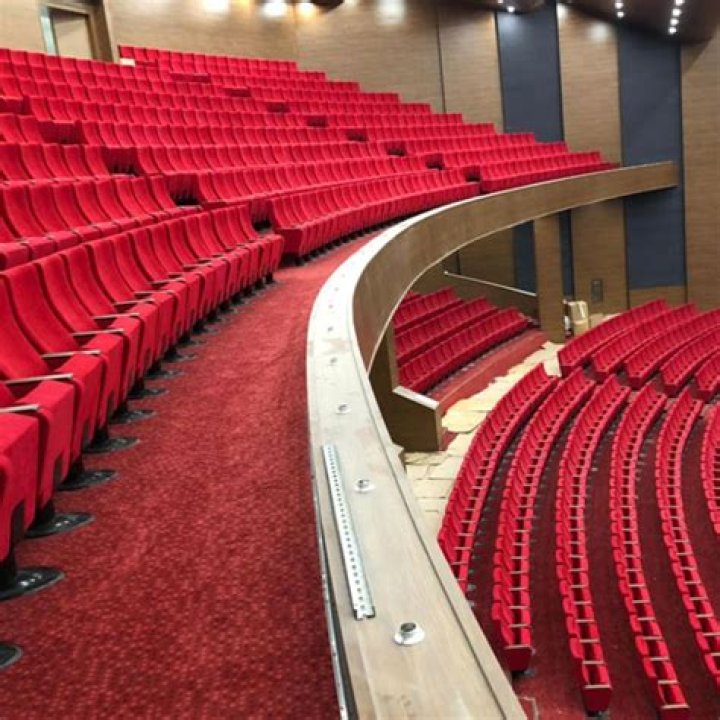 Sequential line of seats in an auditorium