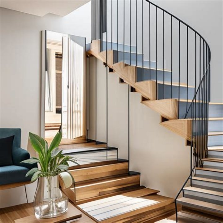 Series of steps between floors