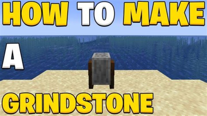 Sharpen with a grindstone