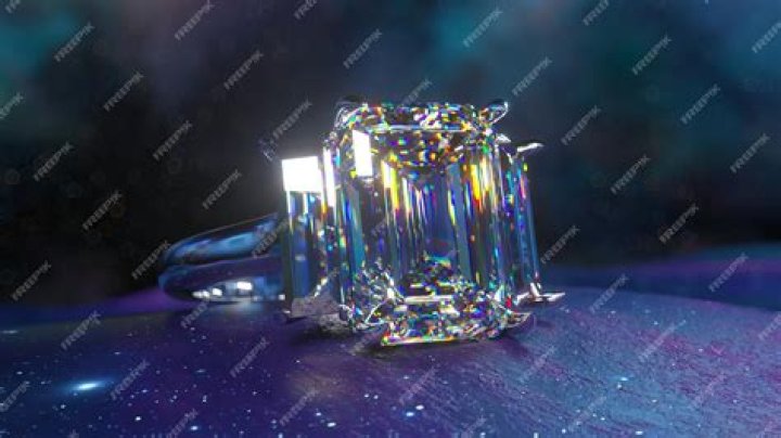 Shimmering gemstone