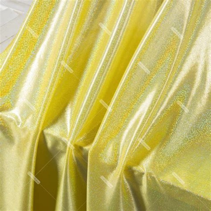 Shiny silklike fabric