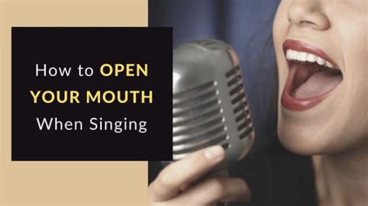 Sing with your mouth closed
