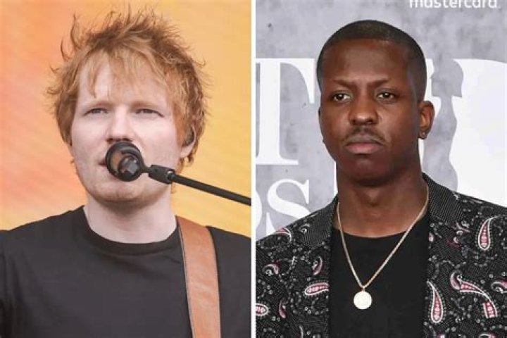 Singer Sheeran and actor Harris