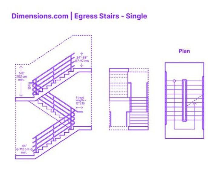 Single part of a staircase