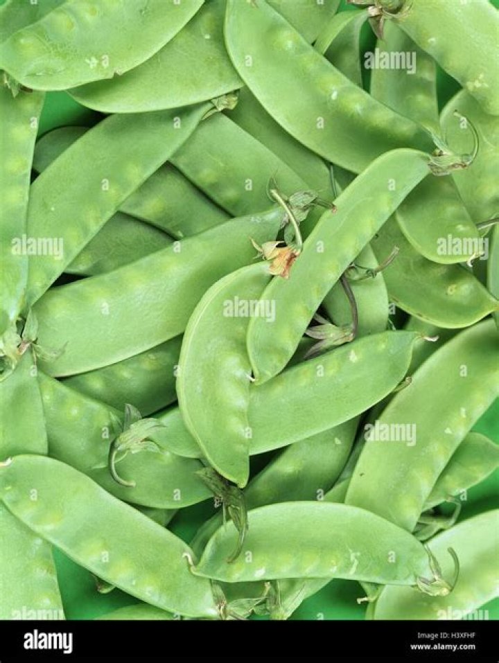 Small green vegetable in a pod