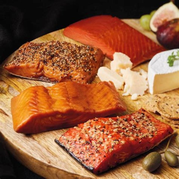 Smoked salmon variety