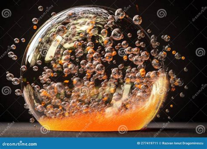 Sound of a bursting bubble