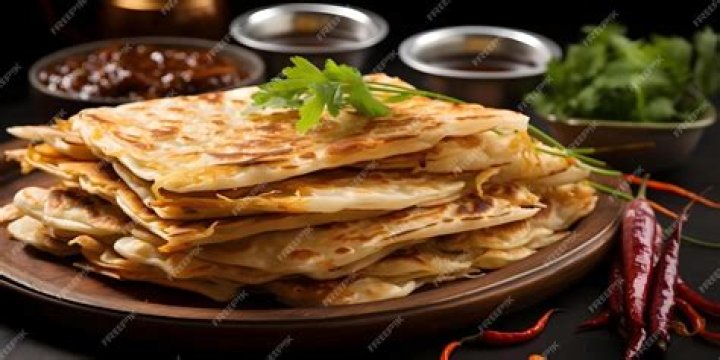 South Asian flatbread that reads the same forward and backward