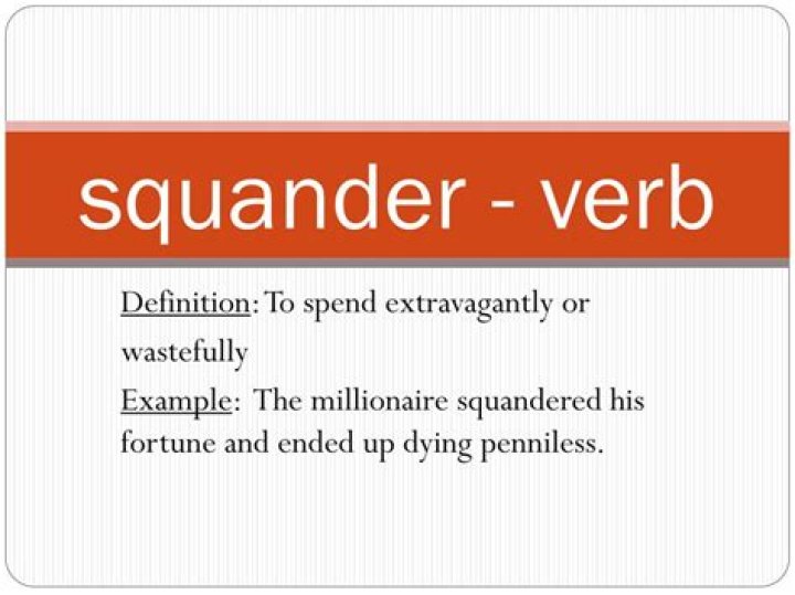 Squander