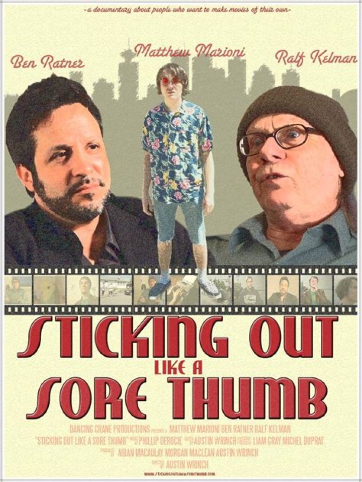 Sticking out like a ___ thumb