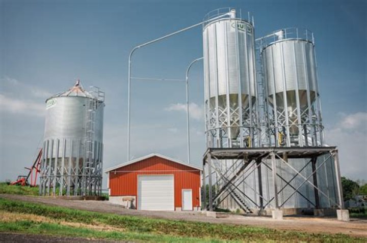Storage towers on farms
