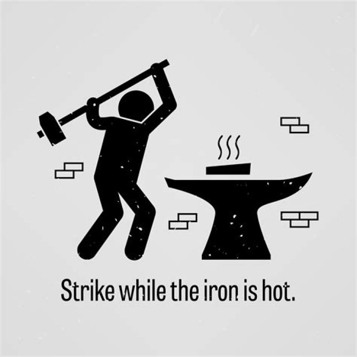 Strike while the ___ is hot