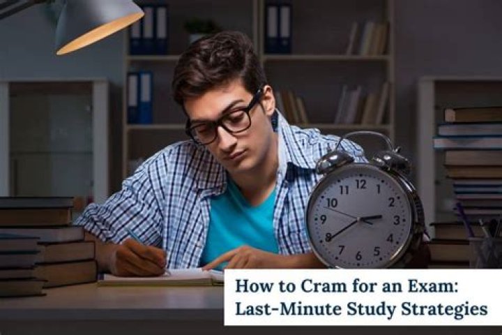 Students cram for them
