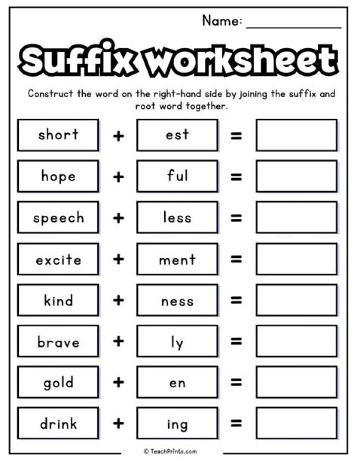 Suffix with cray pay or motor