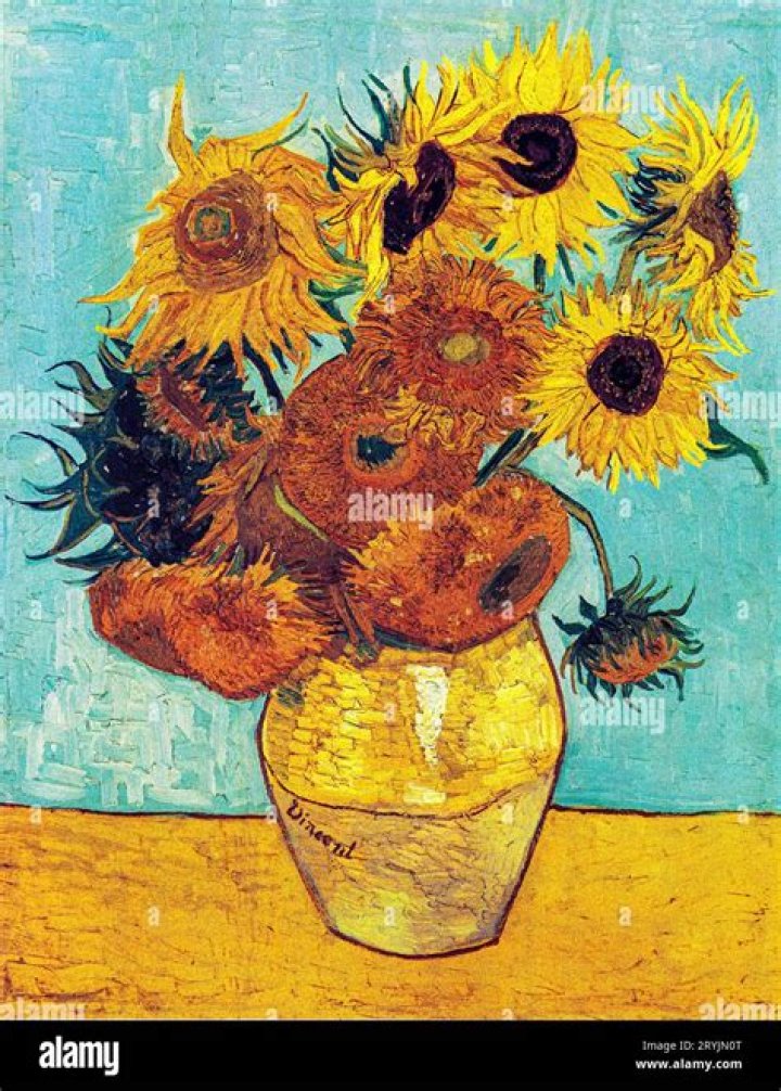 Sunflowers painter Vincent: 2 wds.