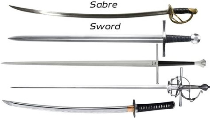 Sword that's heavier than a foil or sabre