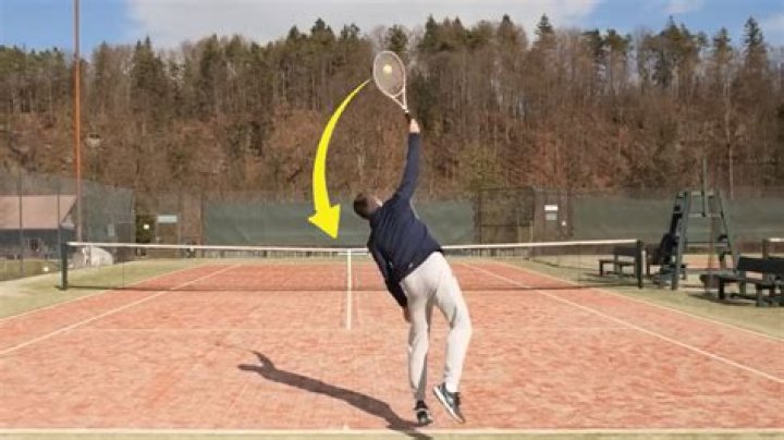 Tennis serve requiring a do-over